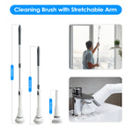 Electric Spin Scrubber cordless rechargeable bathroom cleaning brush