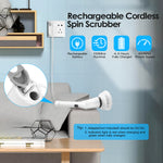 Electric Spin Scrubber cordless rechargeable bathroom cleaning brush