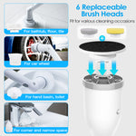 Electric Spin Scrubber cordless rechargeable bathroom cleaning brush