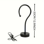 2PCS Creative Question Mark Shape USB Table Lamp with Three-Color Dimming LED Light