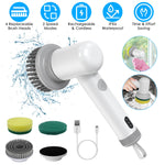 Electric Spin Scrubber cordless rechargeable bathroom cleaning brush