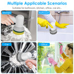 Electric Spin Scrubber cordless rechargeable bathroom cleaning brush