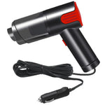 Wired red silver handheld car vacuum cleaner portable mini desktop vacuum