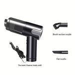 Wired red silver handheld car vacuum cleaner portable mini desktop vacuum