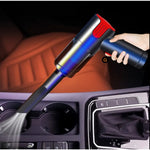 Wired red silver handheld car vacuum cleaner portable mini desktop vacuum
