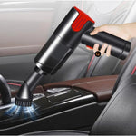 Wired red silver handheld car vacuum cleaner portable mini desktop vacuum