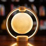 Maglev Moon Light Bluetooth speaker with colorful LED lighting and 3D stereo sound