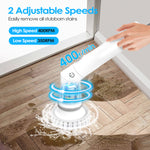 Electric Spin Scrubber cordless rechargeable bathroom cleaning brush