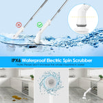 Electric Spin Scrubber cordless rechargeable bathroom cleaning brush