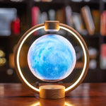 Maglev Moon Light Bluetooth speaker with colorful LED lighting and 3D stereo sound