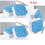 Washing machine tub cleaner tablets for deep cleaning and odor removal